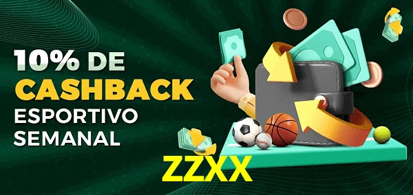 10% de bônus de cashback na zzxx